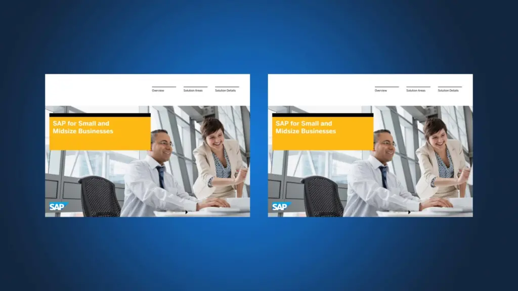 SAP Solutions for Small Businesses and Midsize Companies