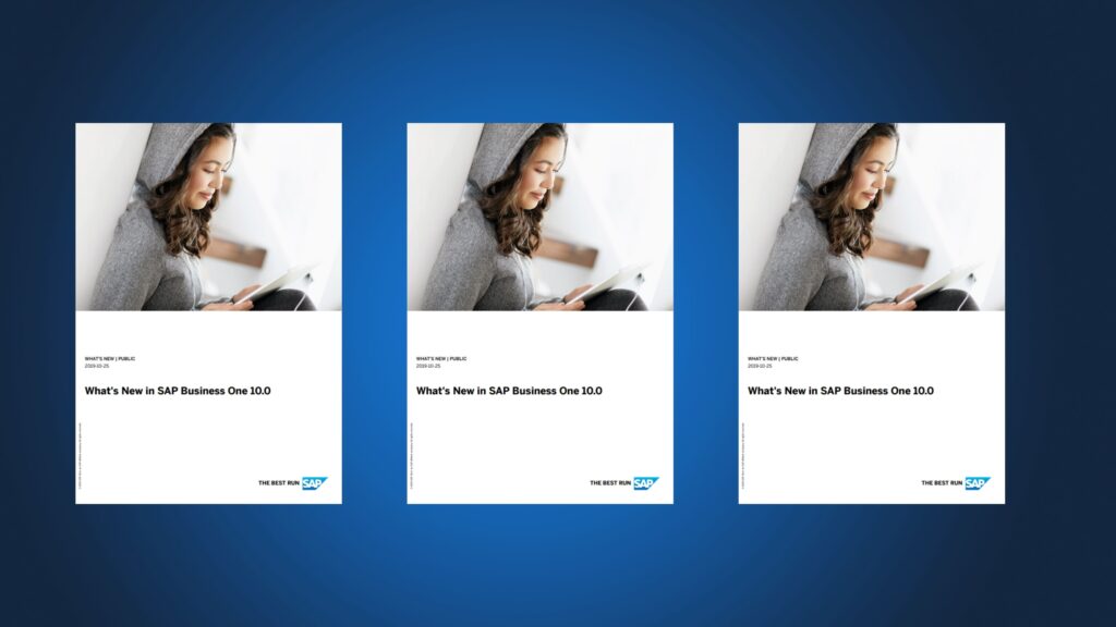 What’s New in SAP Business One 10.0