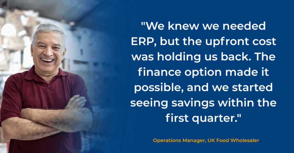 erp finance quote